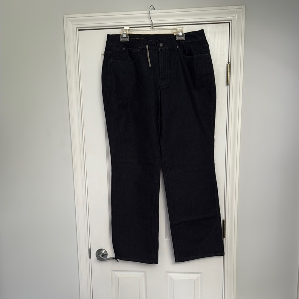 Talbots Black Boot Cut Jeans Classic Style